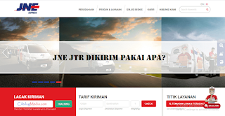 JNE JTR dikirim pakai apa?